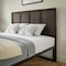 Flash Furniture Queen DK Brown Wooden 4 Panel Adjustable Headboard MG-9708QHB-Q-DKBRN-GG - alternate 1